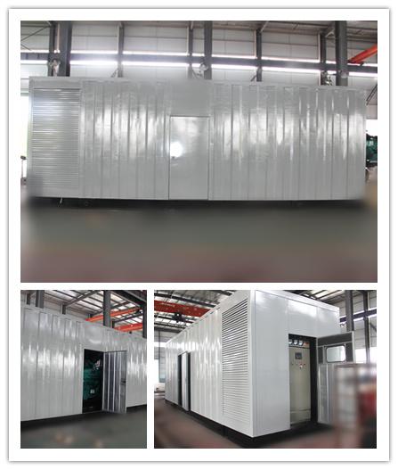 北京1000KW集裝箱式靜音發(fā)電機組已完工準備發(fā)貨